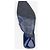 Mule Mary-Jane con punta quadrata e tacco kitten Prada SS00 Blu navy - vista 9
