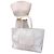 Bolsa de Ombro Bottega Veneta Arco Maxi Intrecciato Branco - vista 9