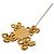 Spilla Chanel 93A Cross Motif Pearl D'oro - vista 4