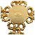 Spilla Chanel 93A Cross Motif Pearl D'oro - vista 5