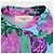 Completo in Seta Floreale Weekend Max Mara Rosa Blu Verde Porpora - vista 6