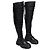 Dr. Martens DMLX XTRM HI Overknee-Stiefel Schwarz Leder