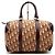 Borsa Boston Christian Dior Trotter Rosso Bordò