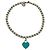 Perlenarmband aus der Return to Tiffany & Co. Kollektion Silber Blau