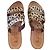 Autre Marque K.Jacques St Tropez Leder-Sandalen Leopardenmuster Poulin Braun Leopardenprint