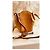 Chloé Mini Borsa a Secchiello Pelle Scamosciato Beige - vista 4