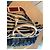 Louis Vuitton Keepall Bandouliere 50 Monogram Denim Blu Beige - vista 5