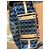 Louis Vuitton Keepall Bandouliere 50 Monogram Denim Blu Beige - vista 7
