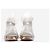 Sandali con plateau Prada SS10 in PVC trasparente Lucite tacco stripper Argento - vista 2