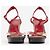 Prada SS99 Split Sole Platform Sandaletten mit Absatz Rot - Ansicht 5