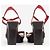 Prada SS99 Split Sole Platform Sandaletten mit Absatz Rot - Ansicht 6
