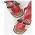 Prada SS99 Split Sole Platform Sandaletten mit Absatz Rot - Ansicht 7