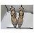 Fendi Colibri Pumps Grau Satin Mesh Silber - Ansicht 4