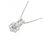 Autre Marque Pt900 Pt850 Platin-Halskette mit rosa Diamant Pink - Ansicht 3