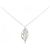 Autre Marque Collana in platino e diamanti Argento