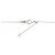 Autre Marque Platin-Diamant-Halskette Silber - Ansicht 5