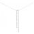 Autre Marque Collana con Diamanti PT850 Argento