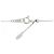 Autre Marque Collana con Diamanti PT850 Argento - vista 5