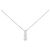 Autre Marque Collana di Diamanti PT900 PT850 Argento