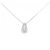 Autre Marque Collana in platino con diamanti PT900 PT850 Argento