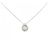 Autre Marque Collana in platino e diamanti Argento