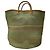 Autre Marque The Basket Room Borsa Tote in Sisal Verde Rosa Giallo Marrone chiaro