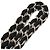 Borsa a Spalla Chanel Matelassé Coco Mark Chain Nero - vista 7
