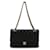 Timeless Borsa a tracolla Chanel Matelassé 25 Coco Mark Double Chain Nero