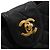 Borsa a tracolla Chanel Matelassé Coco Mark Chain Nero - vista 5