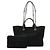 Borsa Tote Chanel Deauville Line Small Bag Chain Shoulder Canvas Nero AS3257 - vista 2