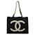 Borsa Tote Chanel Coco Mark Nero Crudo Giallo