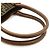 Borsa Tote/Borsa a Spalla Fendi Zucca Etnico Cachi Marrone scuro - vista 5