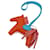 Hermès Accessoire Rodeo Charm PM Hermes Bleu Orange  - vue 1