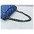 Borsa a tracolla Chanel 25 blu - vista 10