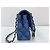 Borsa a tracolla Chanel 25 blu - vista 5