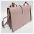 Borsa a mano e borsa a tracolla in pelle Miu Miu Madras 5BA108 Rosa - vista 8