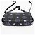 Pochette Mini Visetos Color Splash MCM Nero Porpora - vista 5