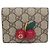 Cartera Bi-Fold Gucci GG Supreme Cereza Roja Beige