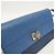 Portafoglio a tracolla/catena Prada Saffiano BT1020 Blu - vista 5