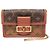 Louis Vuitton Monogram Reverse Dauphine Chain Wallet M68746 Marrone Beige