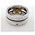 Hermès Olympe Ring Silberfarbenes Metall mit Goldbeschichtung - Ansicht 3