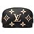 Pochette cosmétique Louis Vuitton Black Bicolor Monogram Empreinte Giant Noir