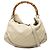 Borsa Gucci White Guccissima Bamboo Peggy Bianco Bianco sporco