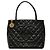 Tote Chanel Black Caviar Medallion Nero