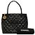 Tote Chanel Black Caviar Medallion Nero - vista 7