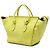 16 Céline Borsa Celine Tie Knot in pelle di vitello granulata gialla Small Giallo - vista 2