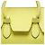 16 Céline Borsa Celine Tie Knot in pelle di vitello granulata gialla Small Giallo - vista 6