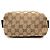 Pochette Gucci in tela GG beige - vista 3