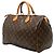 Louis Vuitton Marrom Monogram Speedy 35 - vista 2