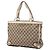 Gucci Abbey Tote aus beigem GG Canvas - Ansicht 2
